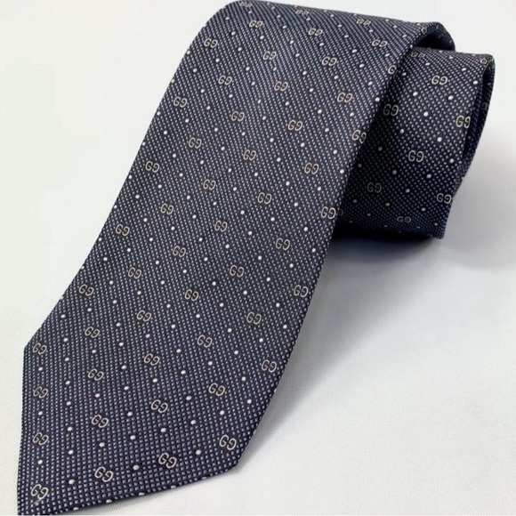 Gucci Interlocking G Silk Tie - Picture 1 of 4